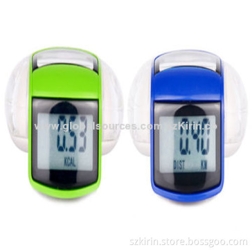 Solar Pedometer, Count Step, Large LCD display, Belt-clip Type, Time, Calorie and Distance Displ